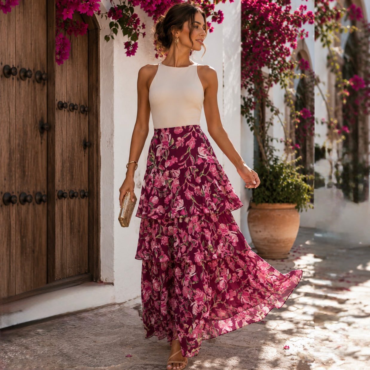 Falda Azahara Flores