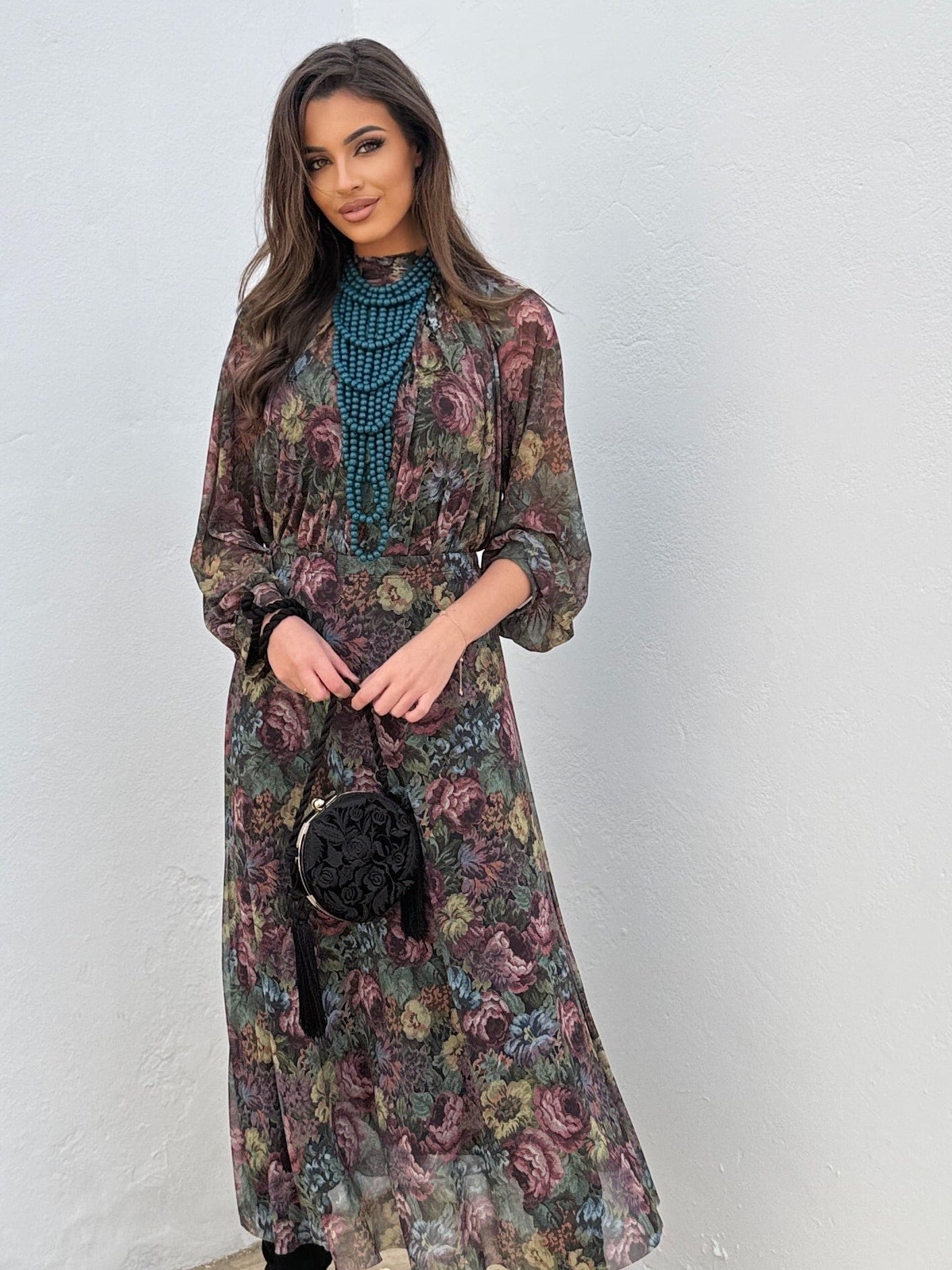 Conjunto Floral Falda/Blusa