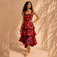 Vestido Adela Coral