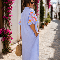 Vestido camisero Azurra