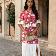 Conjunto Lolita teja Rojizo
