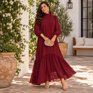 Vestido Nekane Burdeos