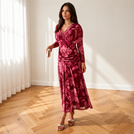 Vestido Olivia Buganvilla
