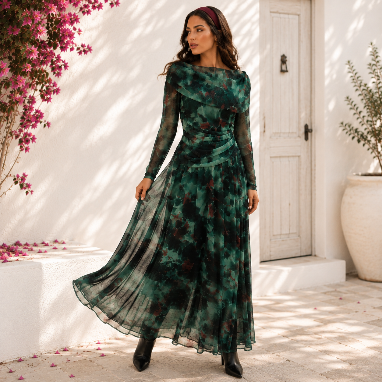 Vestido Silvana verde