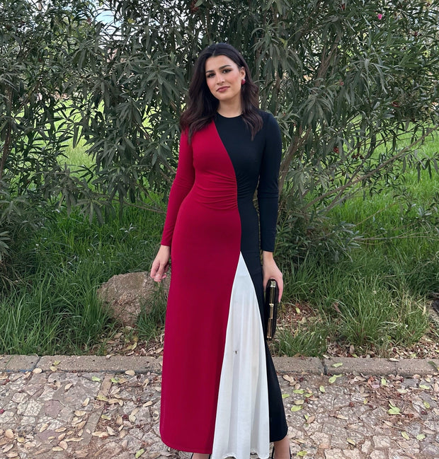 Vestido Tricolor Noa