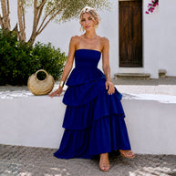 Vestido Candela Azul Marino