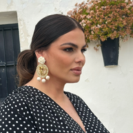 Pendientes Nekane blanco