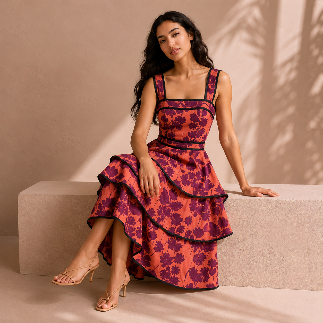 Vestido Adela Coral
