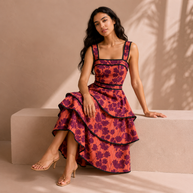 Vestido Adela Coral