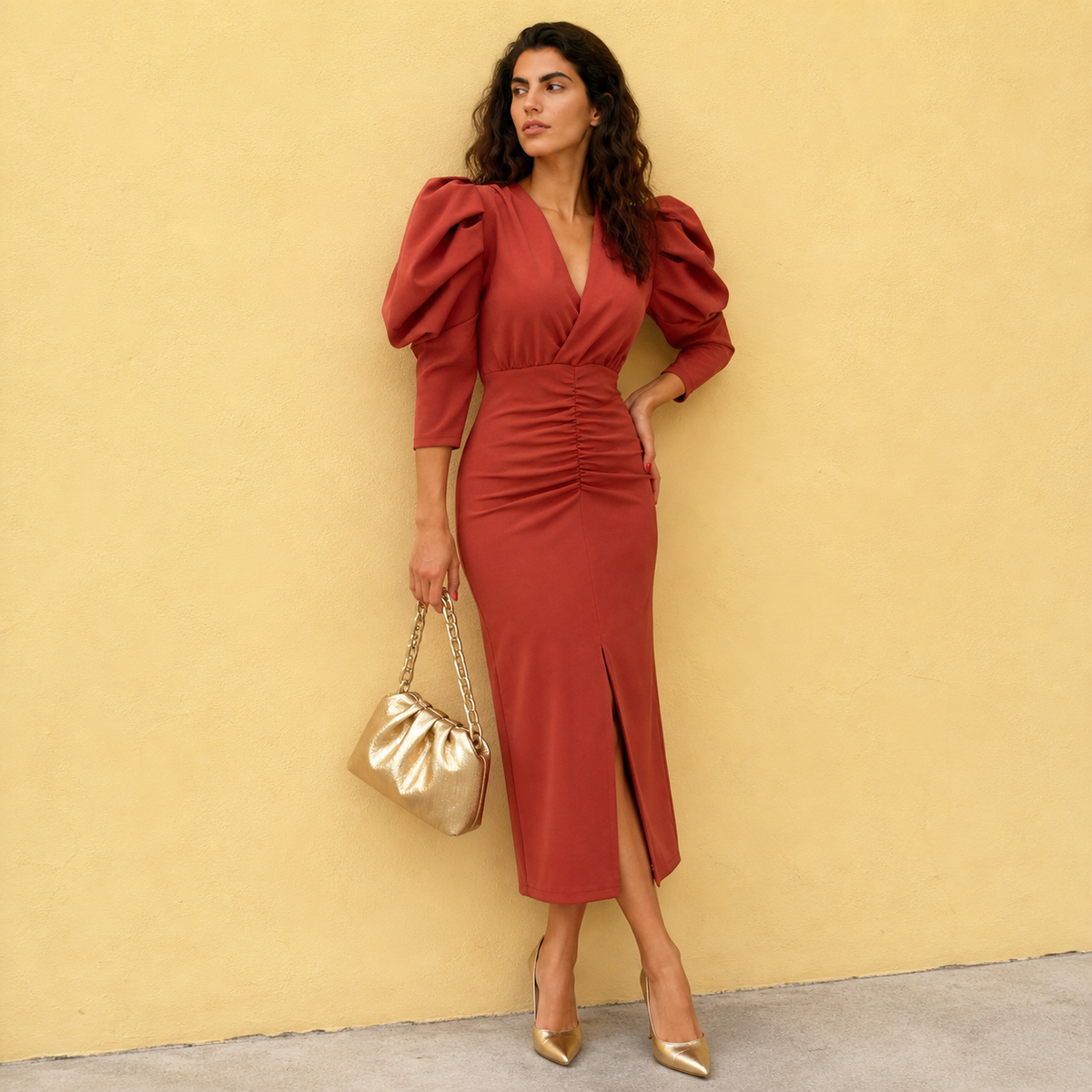 Vestido Mía Teja