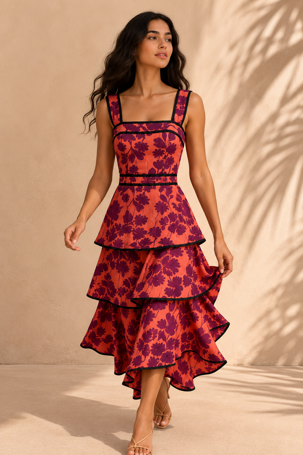 Vestido Adela Coral