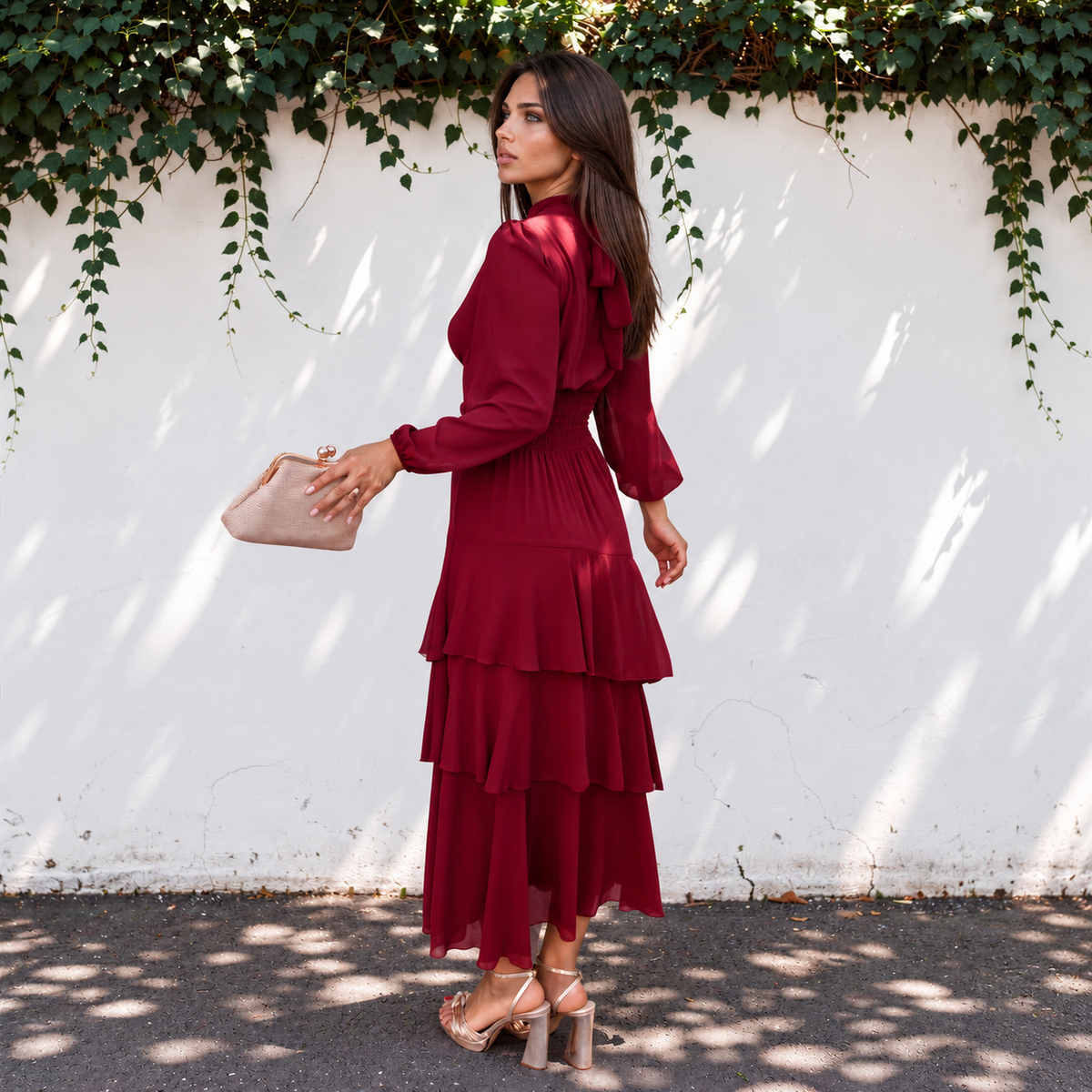 Vestido Ornella Burdeos