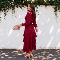 Vestido Ornella Burdeos
