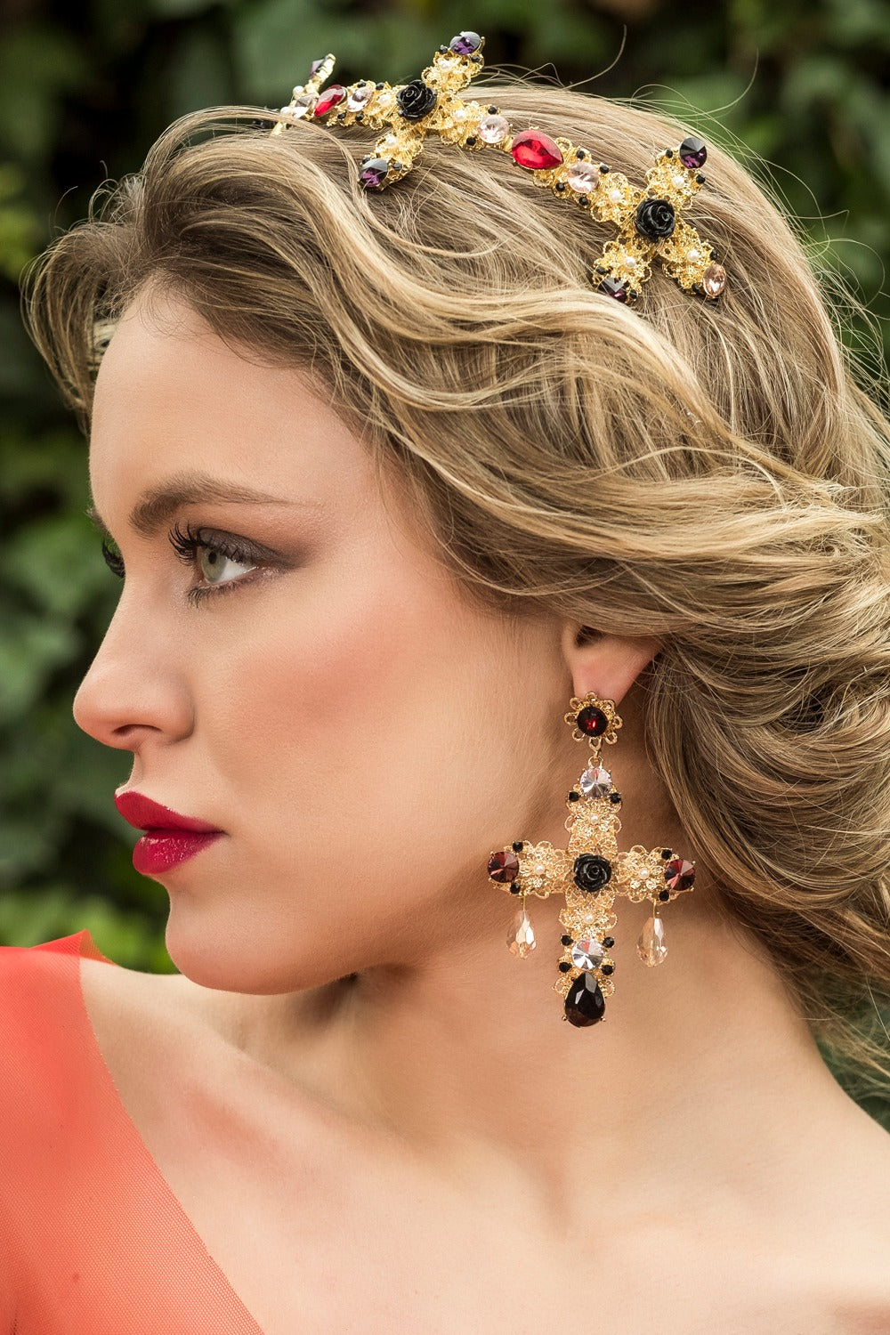 Pendientes Cruz Imperial