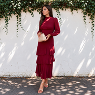 Vestido Ornella Burdeos