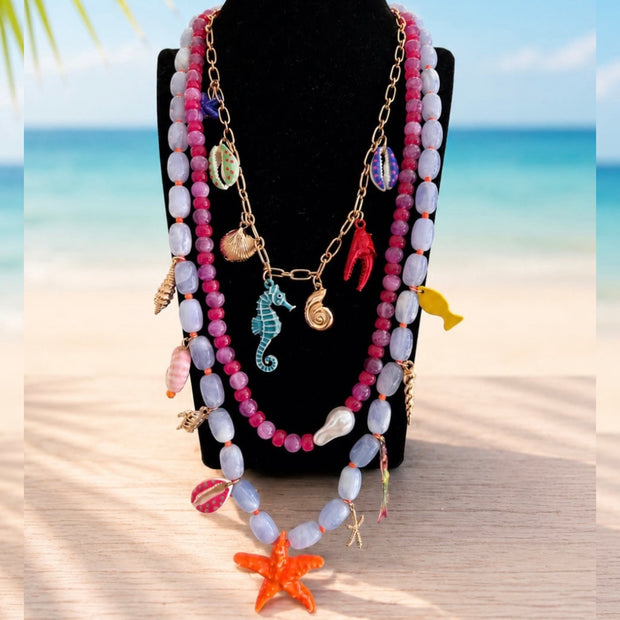 Collar Summer marino