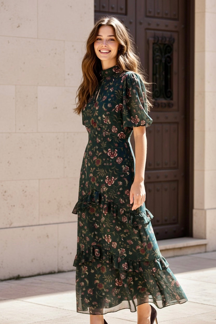 Vestido victoria verde