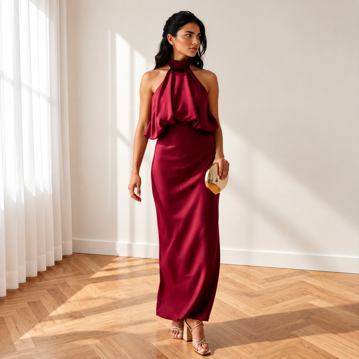 Vestido Sibila Vino