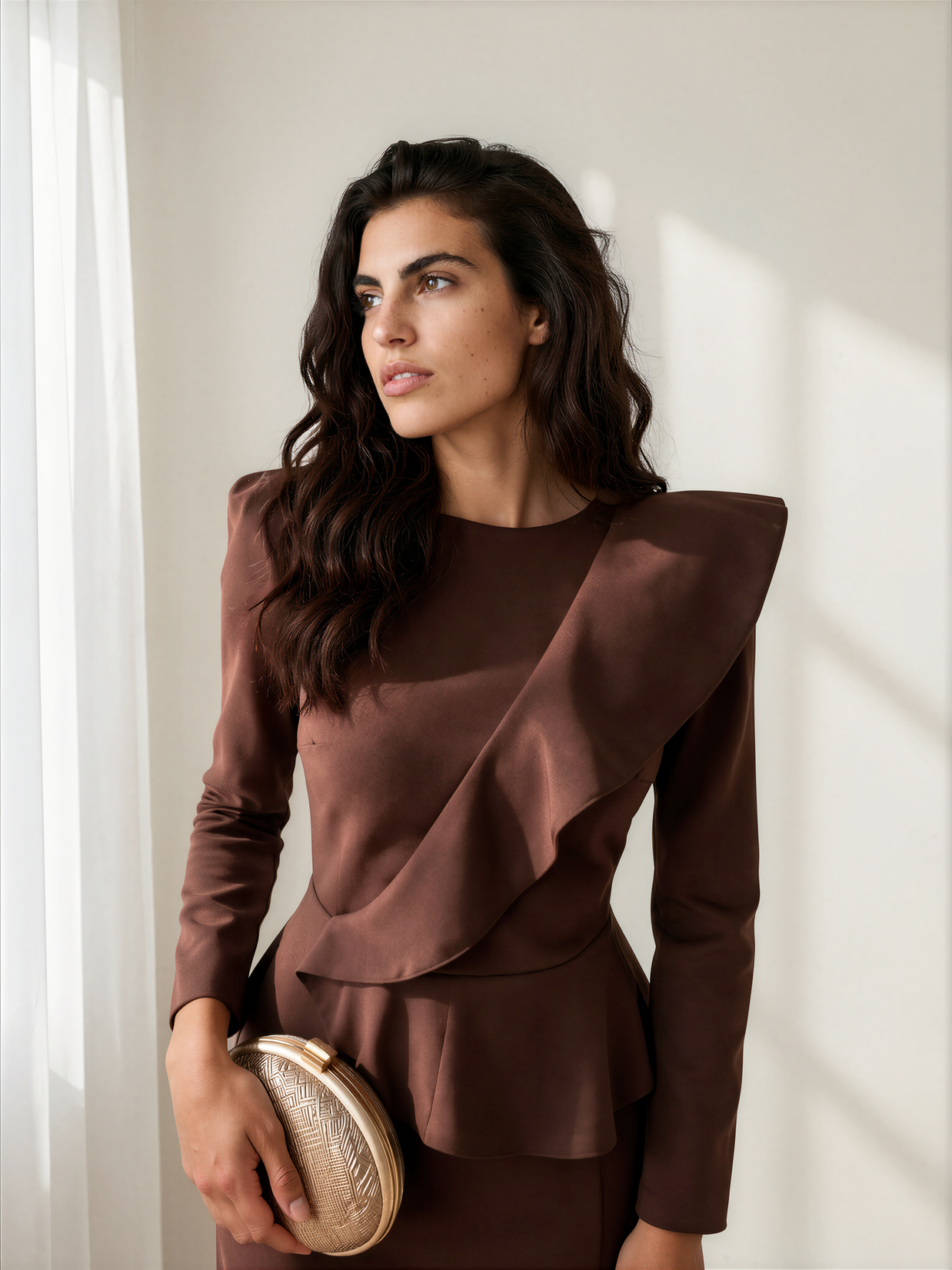 Vestido Allegra Marrón