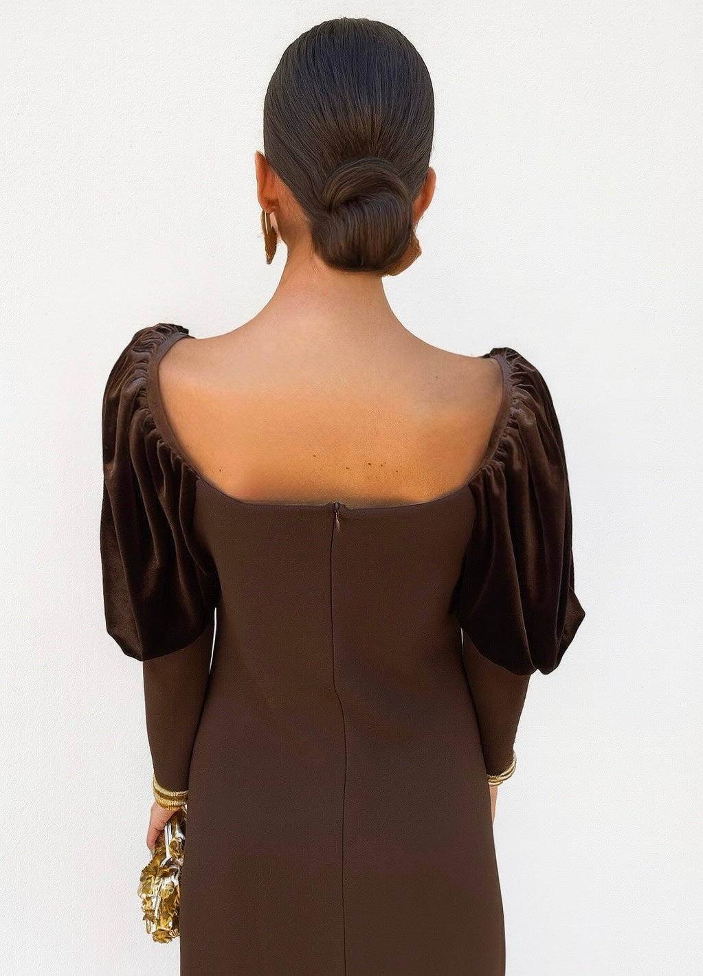 Vestido Elvira Marrón