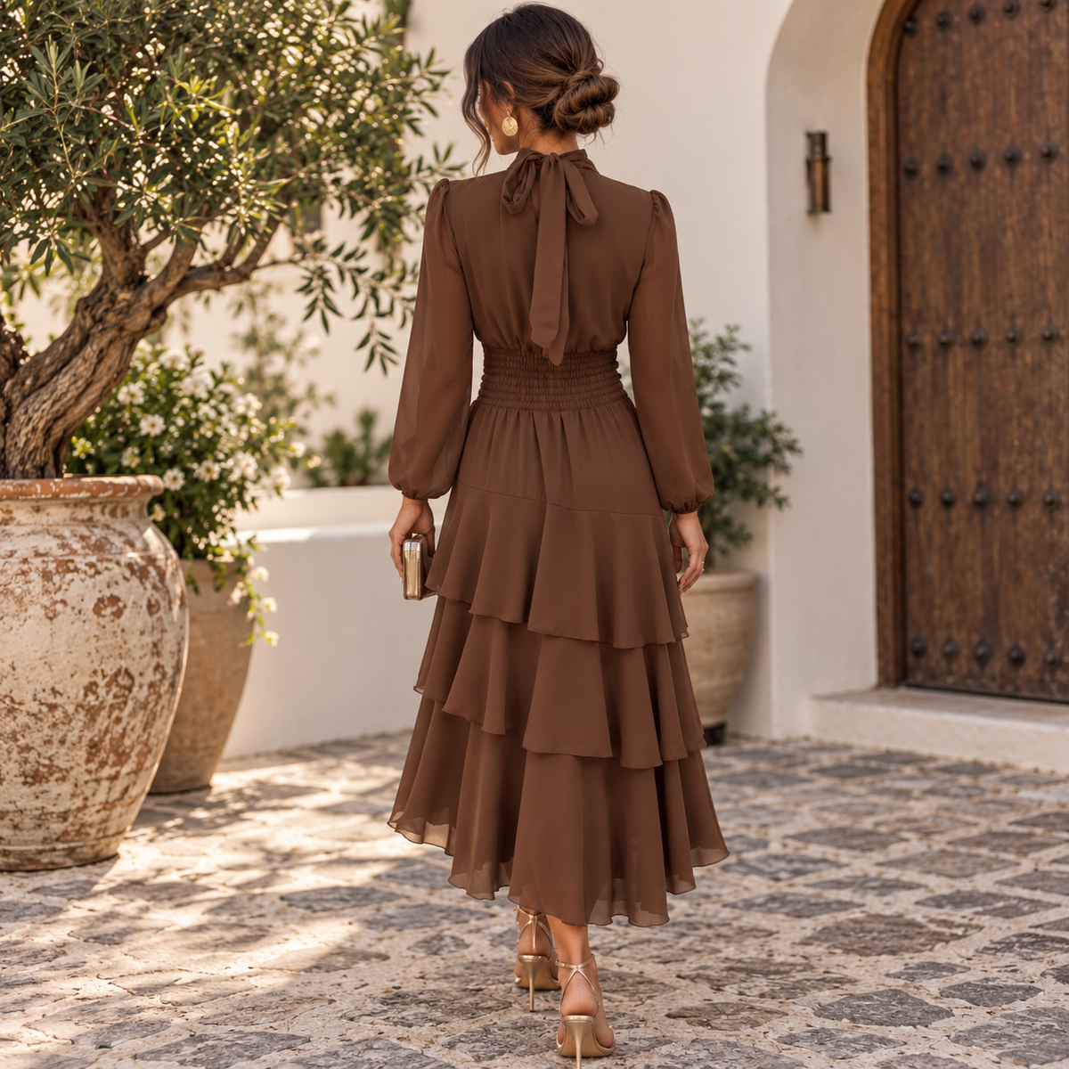 Vestido Ornella Marrón
