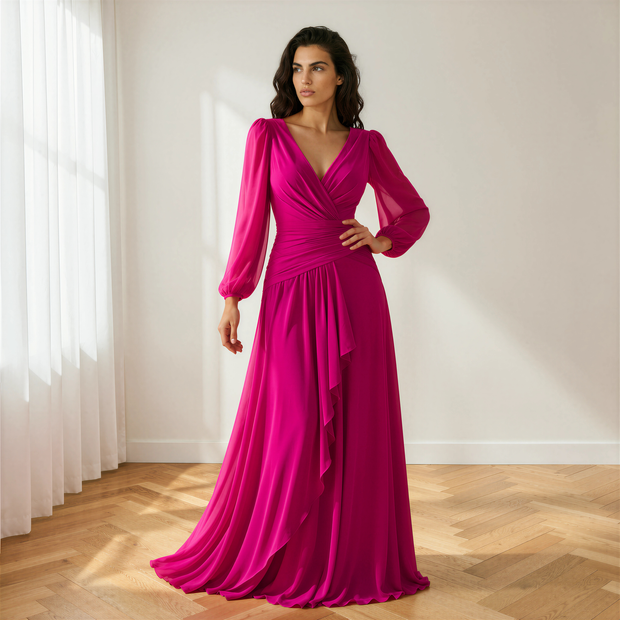 Vestido Miranda Buganvilla