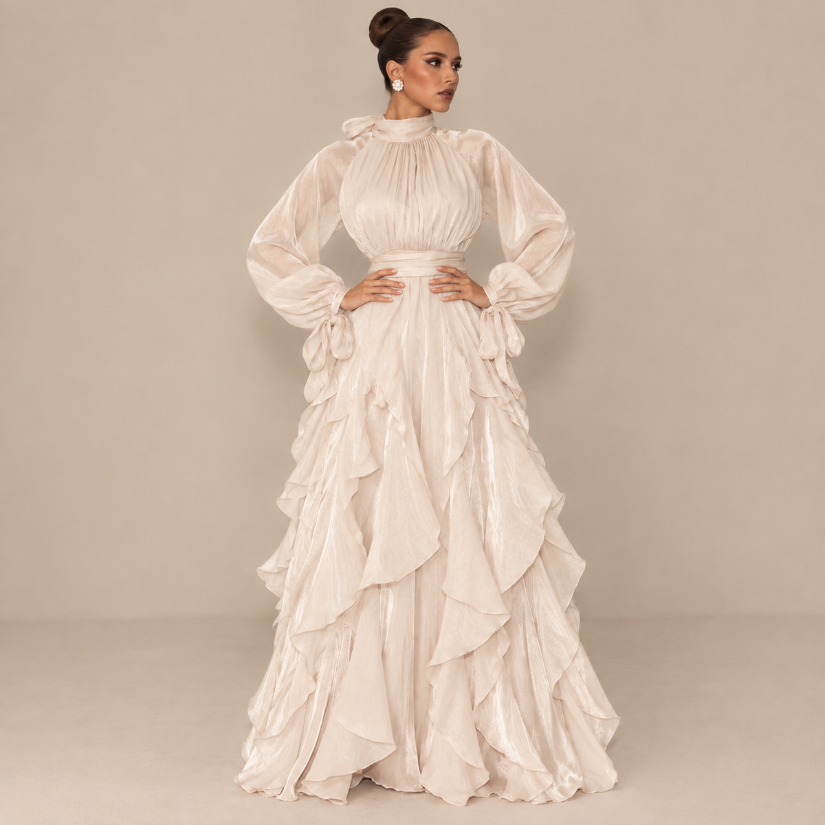 Vestido Bellucci Beige
