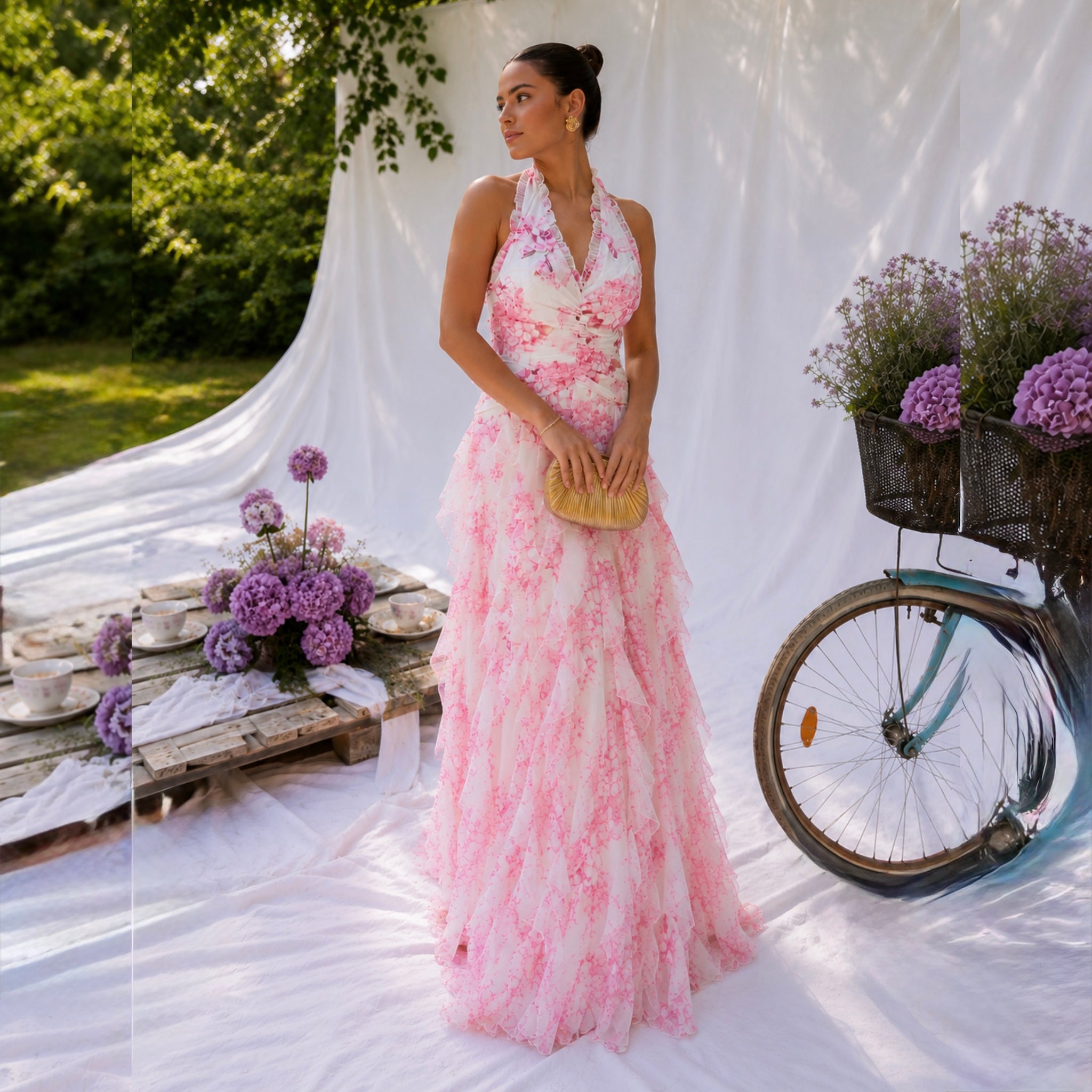 Vestido Maica Rosa