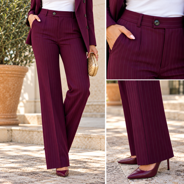 Pantalón Dante Raya diplomática Berenjena