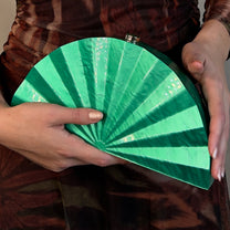 Bolso Abanico verde