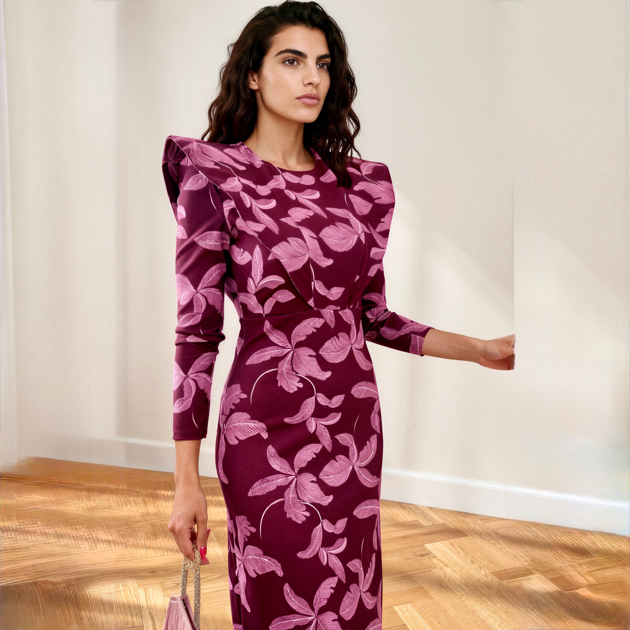 Vestido Cassie Burdeos