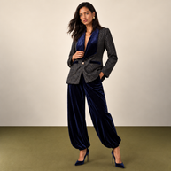 Traje pantalón Velvet Azul