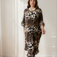 Vestido Leopardo Lena
