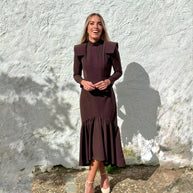 Vestido Odetta Marrón