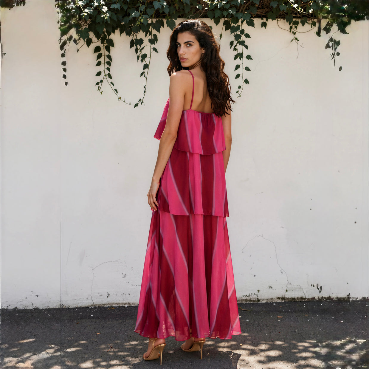 Vestido Carolina rosa