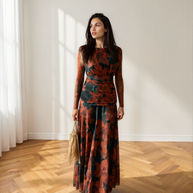 Vestido Jimena flores