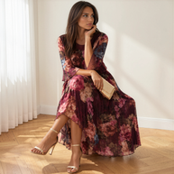 Vestido Belinda Burdeos