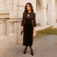 Vestido Layla marrón