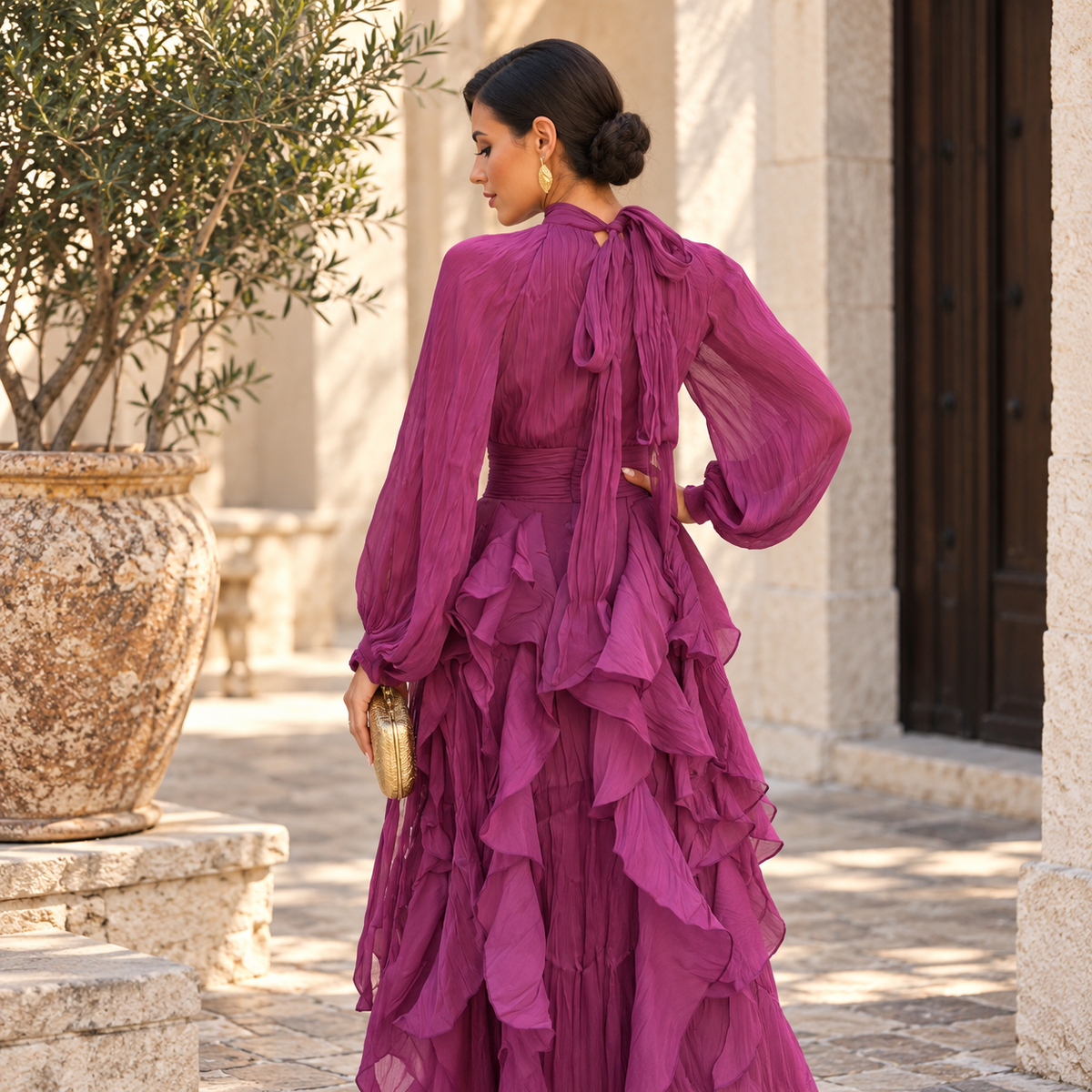 Vestido Casandra Buganvilla