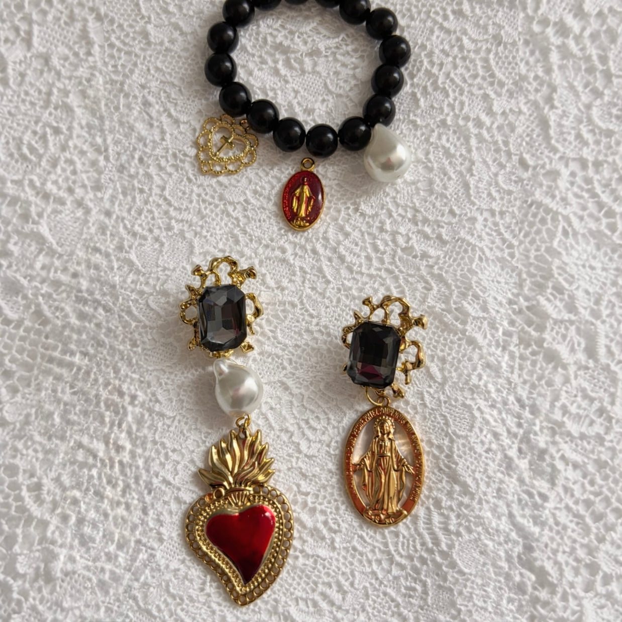 Conjunto Pendientes&Pulsera Palermo
