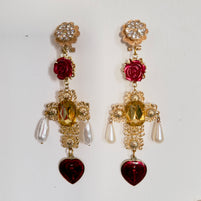 Pendientes de cruces Mía