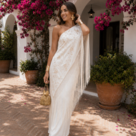 Vestido Pastora Beige