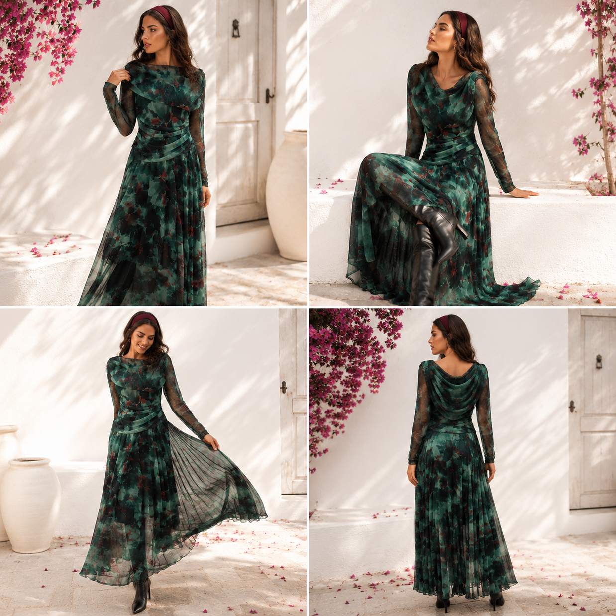 Vestido Silvana verde