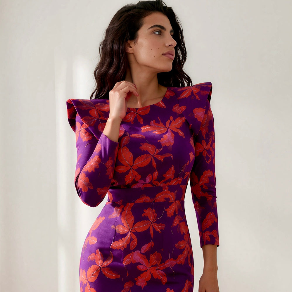 Vestido Cassie Morado
