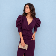 Vestido Mía Berenjena