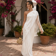 Vestido Pastora Beige