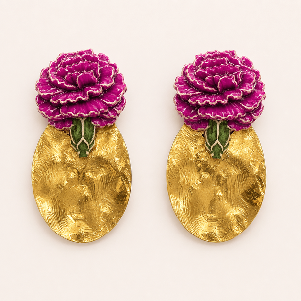 Pendientes Clavelina