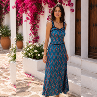 Vestido Natalia azul