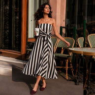 Vestido rayas Provenza