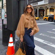 Blusa Daphne Camel